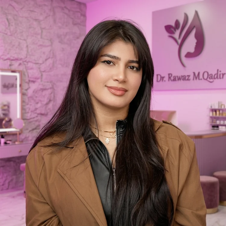 Patient six months after rhinoplasty, natural results
